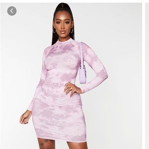 PrettyLittleThing tie dye dress